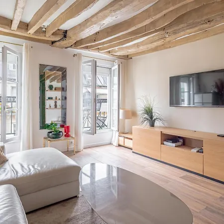 Daire Heart Of Paris, Montorgueil, Charming Duplex