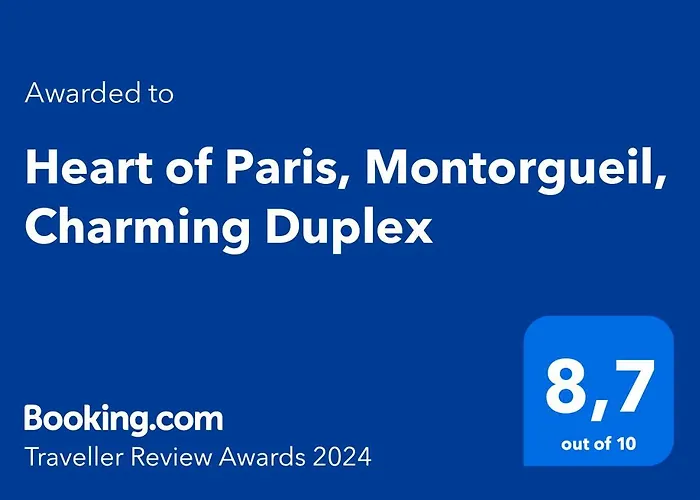 Heart Of Paris, Montorgueil, Charming Duplex